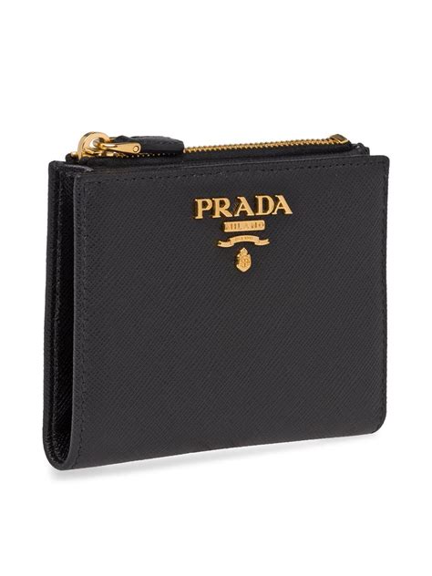 prada compact wallet|prada wallet price.